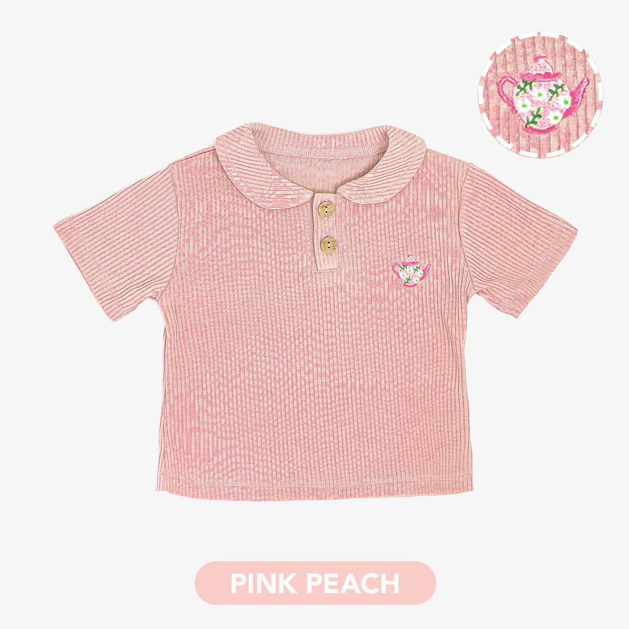 Mooi Atasan Anak Perempuan Laura Rib Top