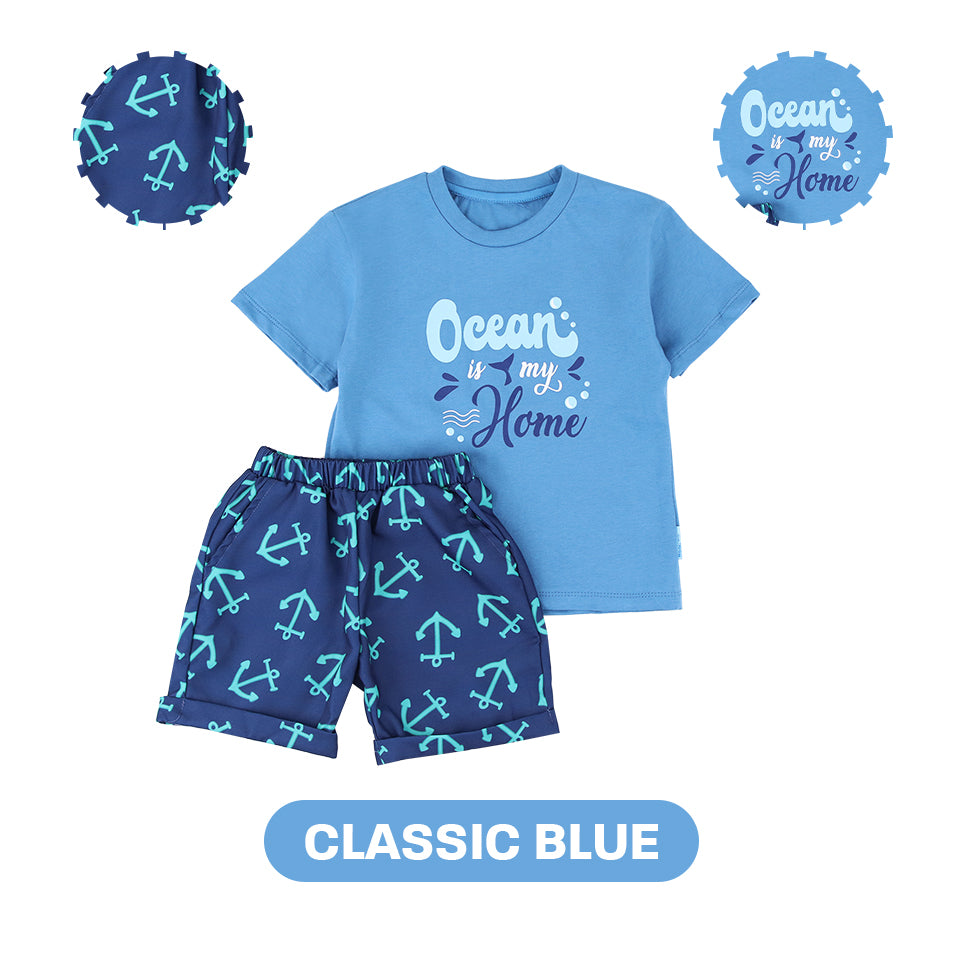 Mooi X Dinda Puspitasari Setelan Anak Kio Graphic Tee Set