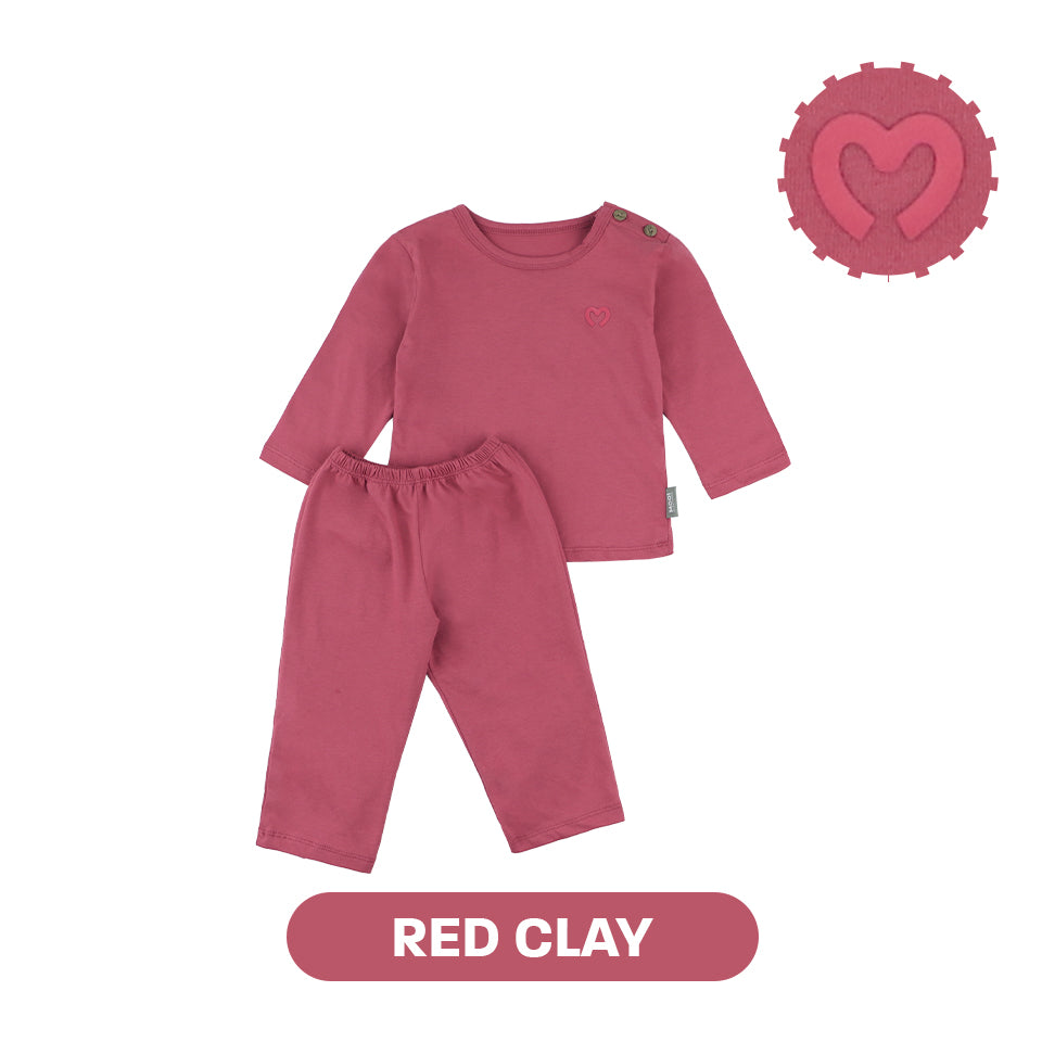 Mooi Setelan Piyama Bayi Comfy Baby Basic Pajamas