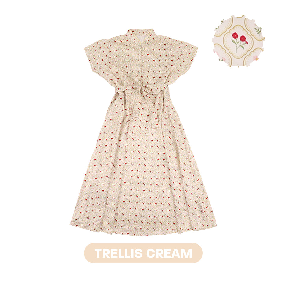 Mooi Dress Dewasa Lunar Collection Lian Hua Cheongsam Dress Adult