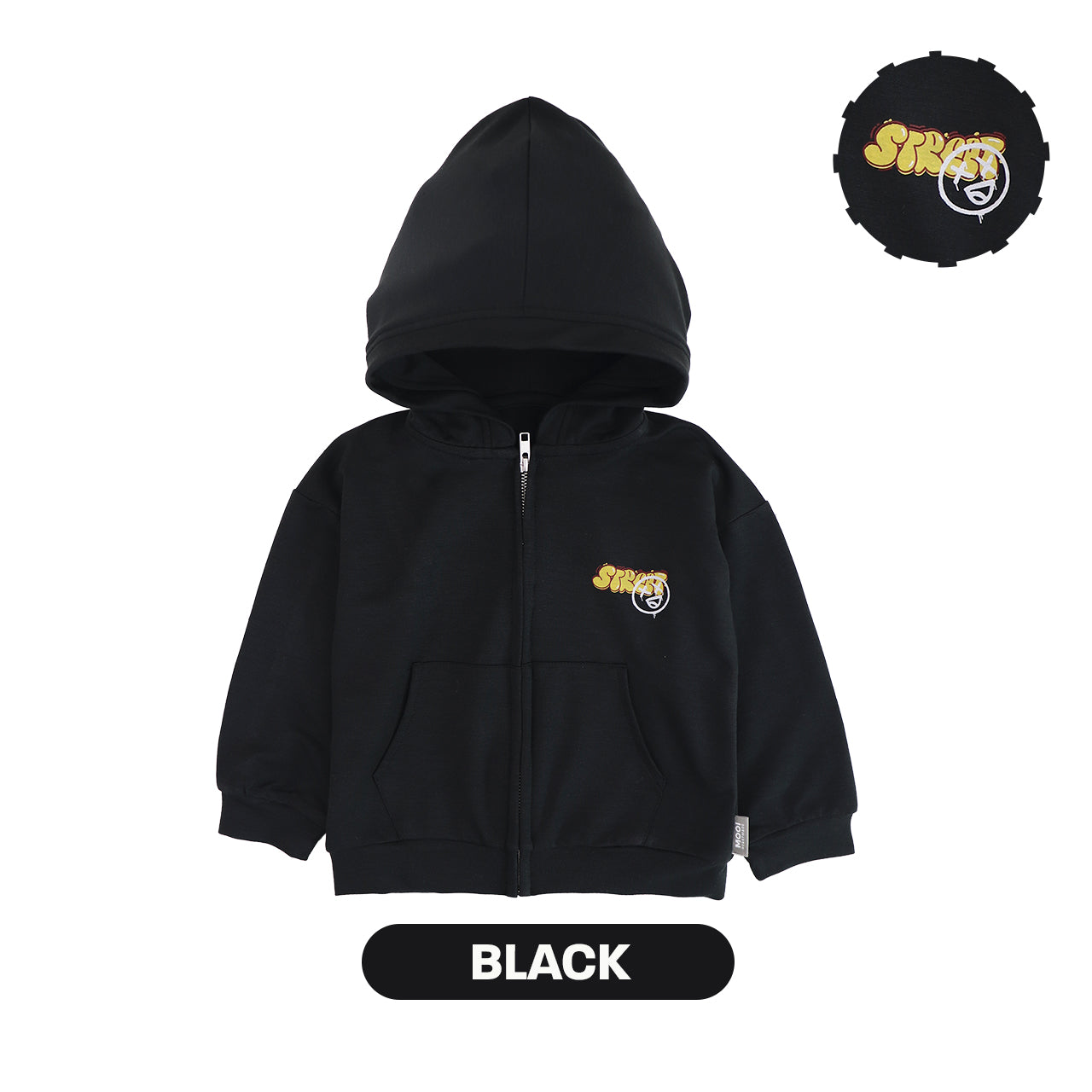 Mooi Atasan Hoodie Panjang Anak Theo Hoodie Jacket