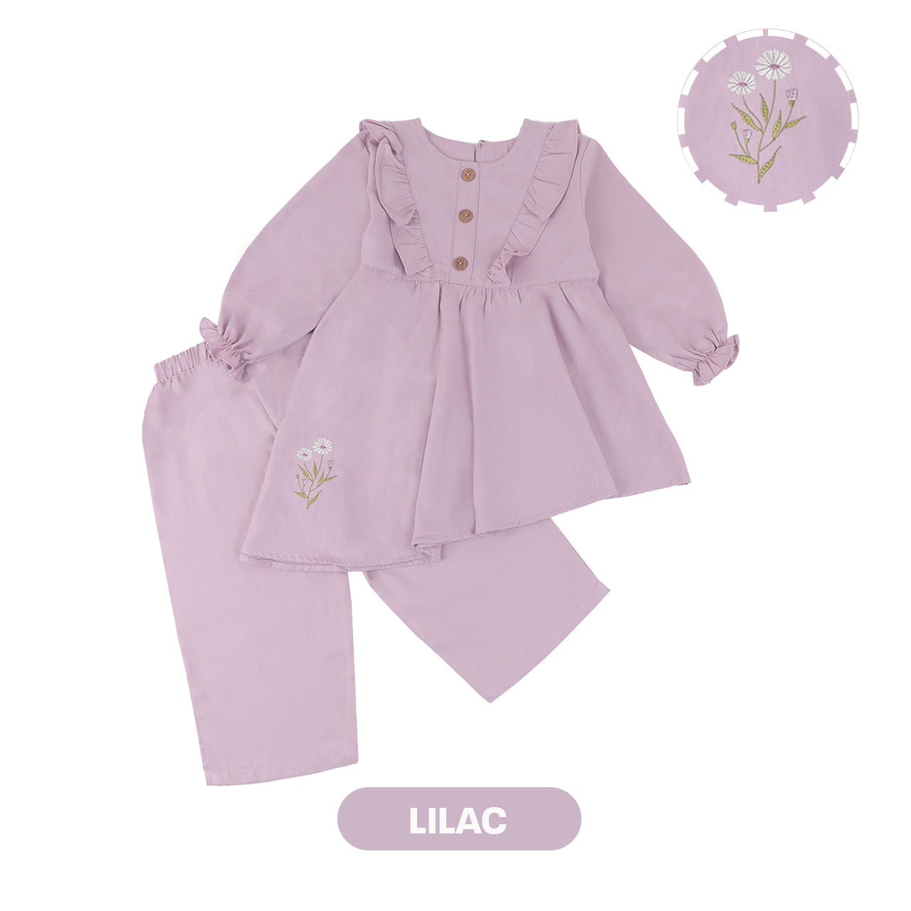 Mooi Setelan Anak Perempuan Xavia Tunik Set