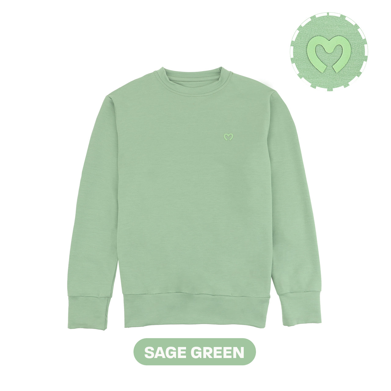 Mooi Sweater Dewasa Unisex Comfy Sweater Basic Adult