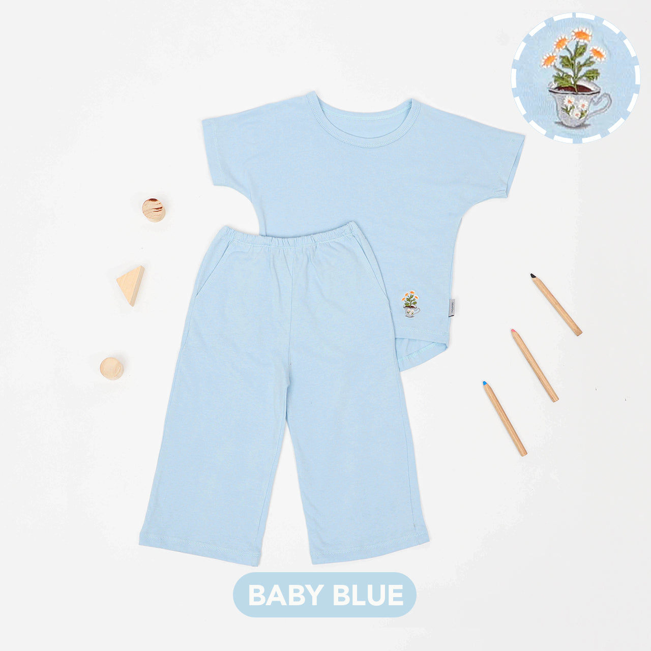 Mooi Setelan Anak Perempuan Kulot Alice Set