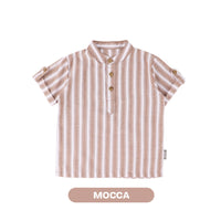 Mooi Kemeja Anak Laki-laki Enzo Striped Shirt