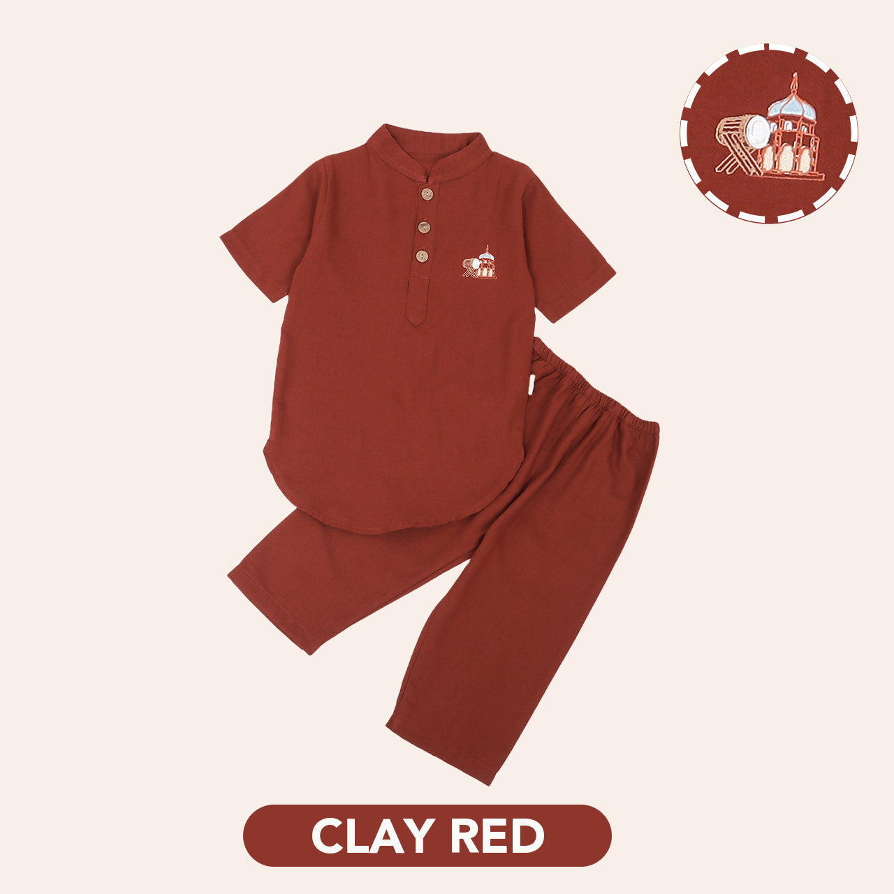 Mooi Adam Koko Set Setelan Koko Anak Raya Collection V1