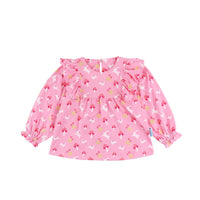 Mooi X Dinda Puspitasari Atasan Anak Perempuan Lola Top Ruffle