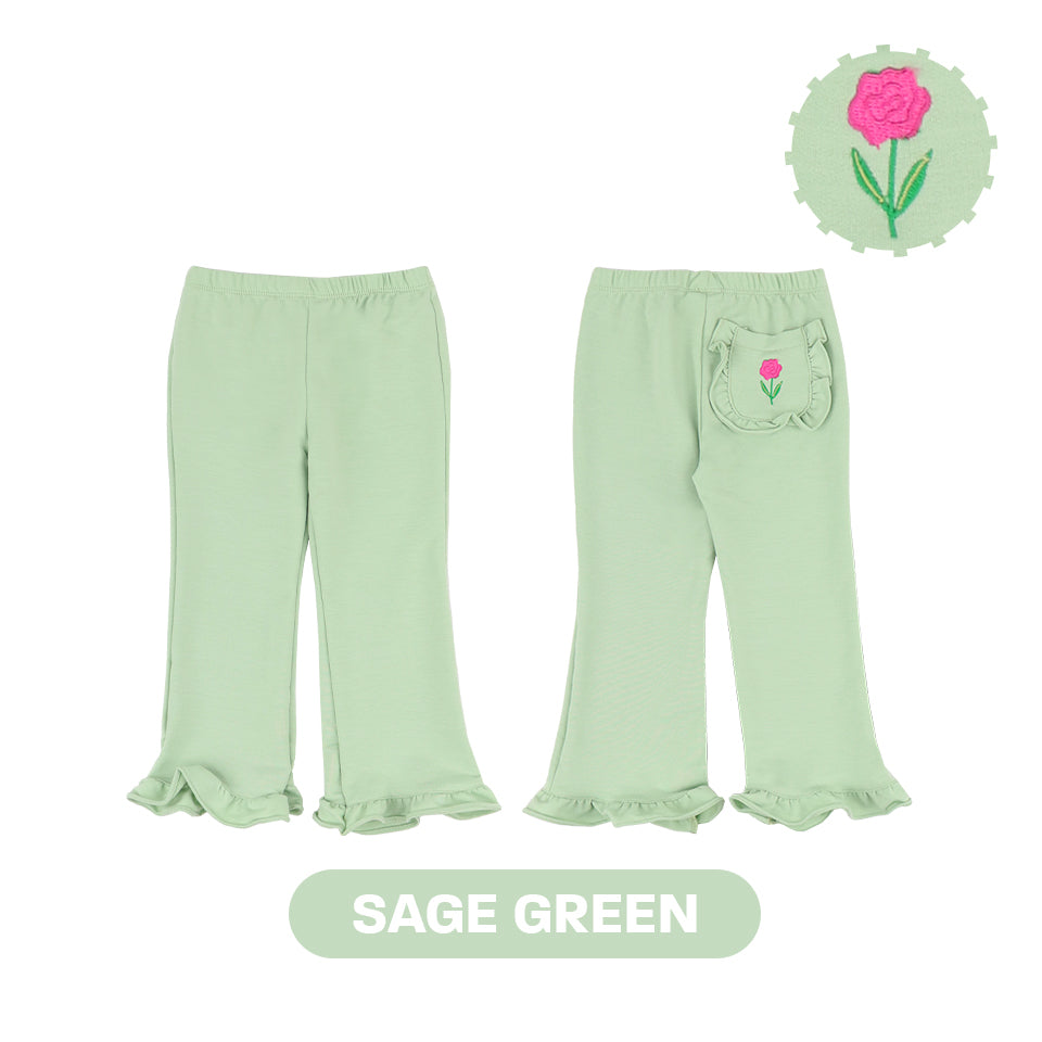 Mooi X Dinda Puspitasari Celana Panjang Anak Perempuan Yumna Pants Ruffle