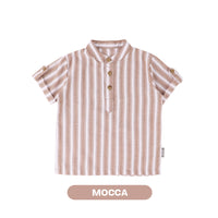 Mooi Kemeja Anak Laki-laki Enzo Striped Shirt