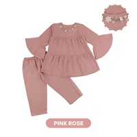 Mooi Setelan Anak Perempuan Nuha Tunik Set