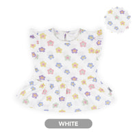 Mooi Atasan Anak Perempuan Minji Ruffle Top