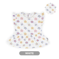 Mooi Atasan Anak Perempuan Minji Ruffle Top