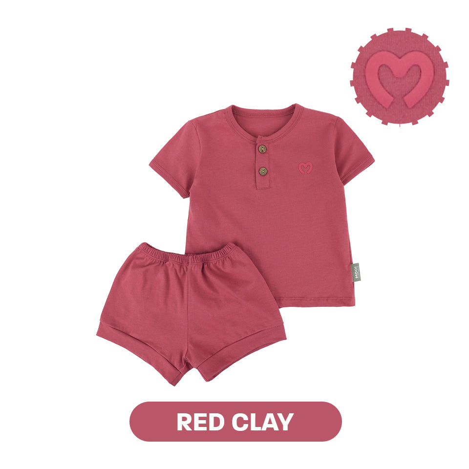 Mooi Setelan Bayi Comfy Baby Short Basic Set
