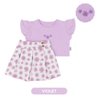 Mooi Setelan Anak Perempuan Ella Skort Set