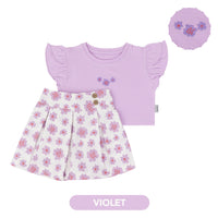 Mooi Setelan Anak Perempuan Ella Skort Set