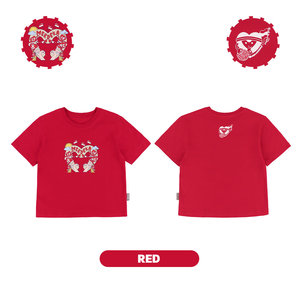 Mooi x Hari Merdeka Kaos Kemerdekaan Anak T-shirt Anak Kemerdekaan