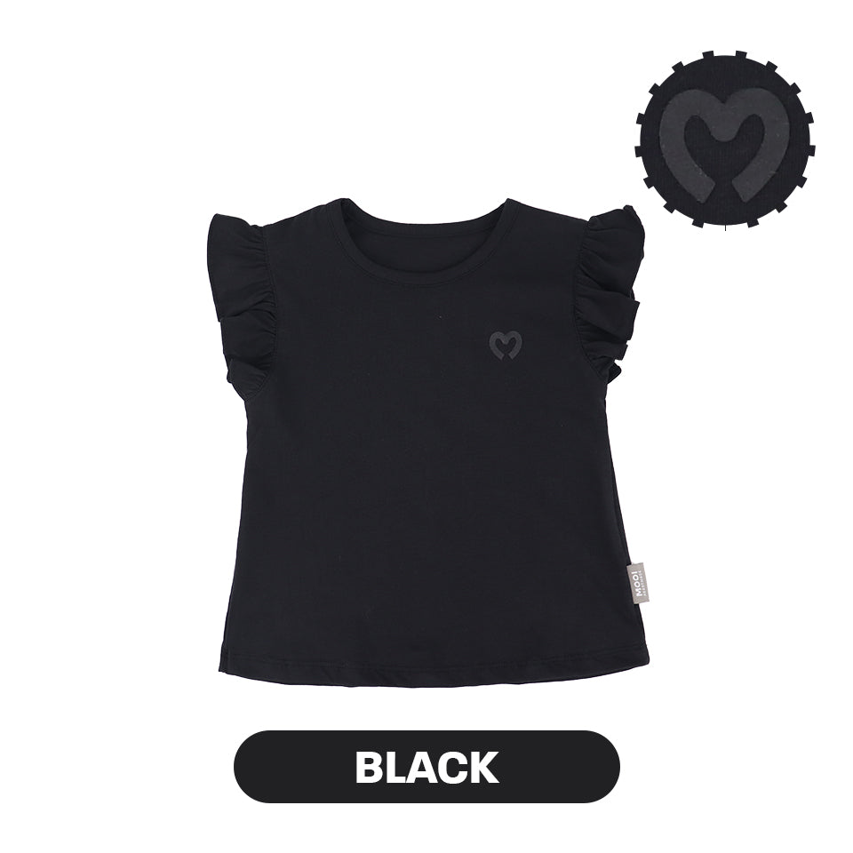 Mooi Atasan Anak Perempuan Comfy Girls Ruffle T-shirt