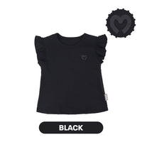 Mooi Atasan Anak Perempuan Comfy Girls Ruffle T-shirt