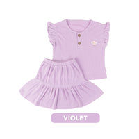 Mooi Setelan Anak Perempuan Narumi Ruffle Set