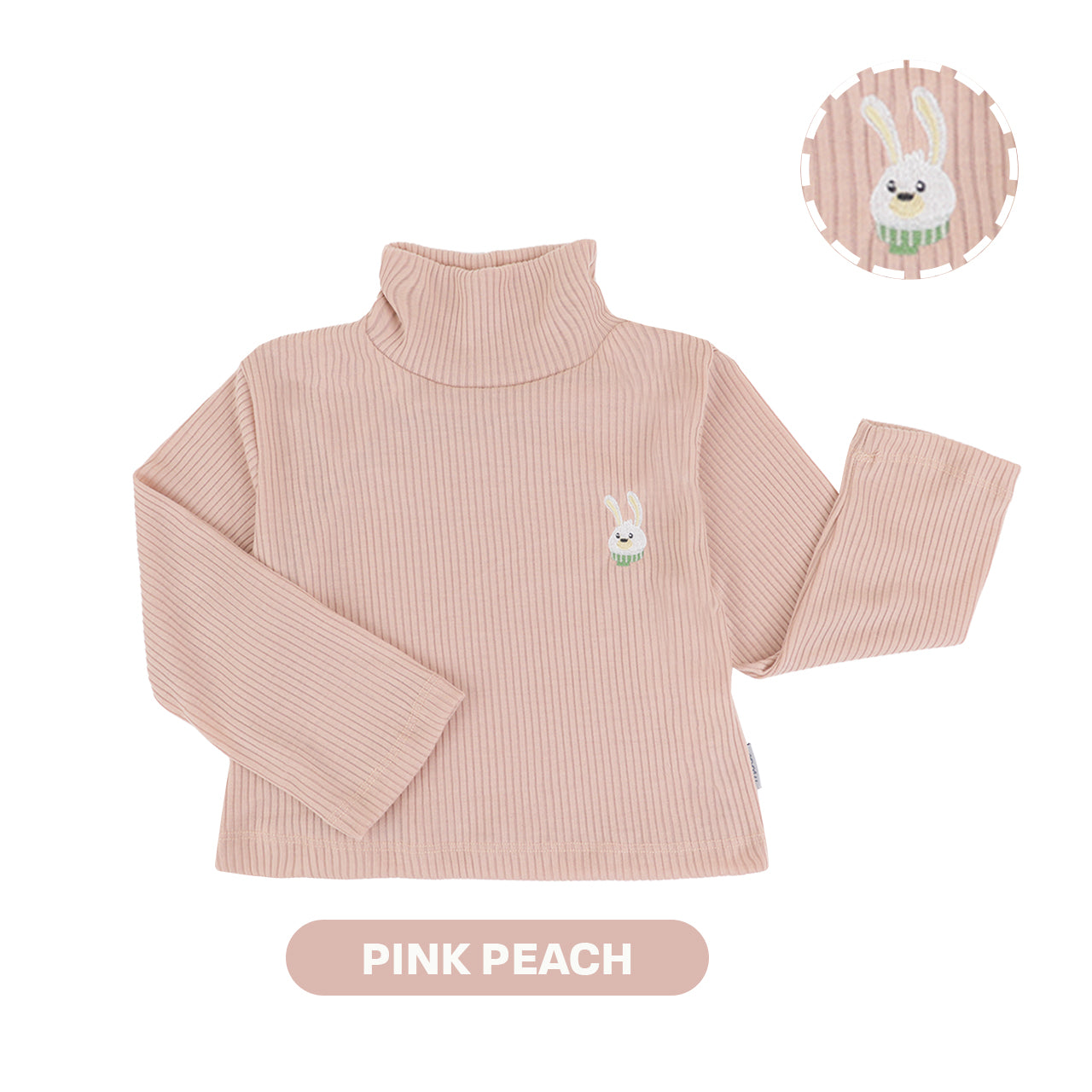 Mooi Atasan Anak Turtle Neck Top V1