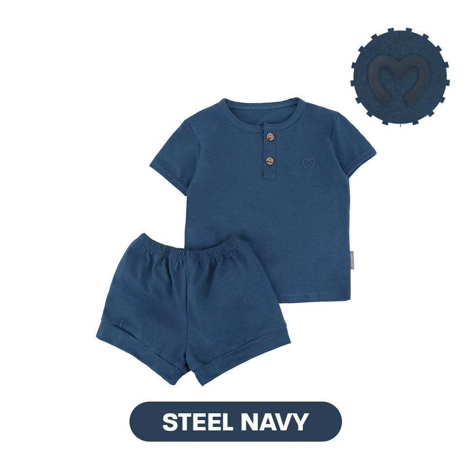 Mooi Setelan Bayi Comfy Baby Short Basic Set