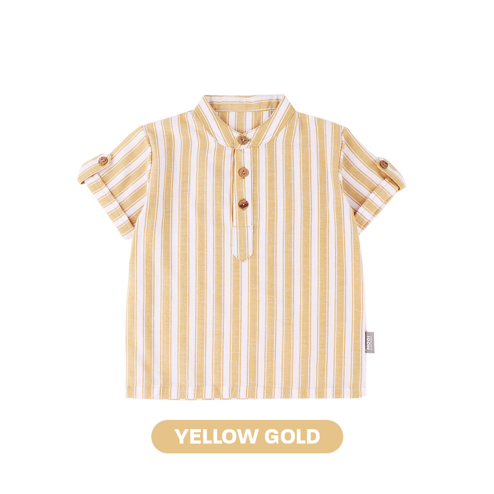 Mooi Kemeja Anak Laki-laki Enzo Striped Shirt