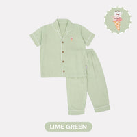 Mooi Piyama Anak Baju Tidur Anak Short Pajamas V1
