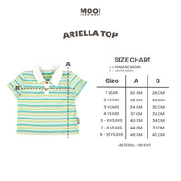 Mooi Atasan Anak Perempuan Ariella Top