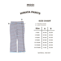 Mooi Celana Panjang Anak Perempuan Hinata Rib Striped Pants