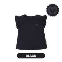 Mooi Atasan Anak Perempuan Comfy Girls Ruffle T-shirt