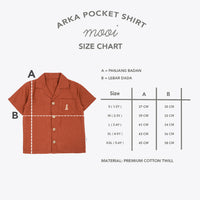 Mooi Kemeja Anak Laki-laki Arka Pocket Shirt V1
