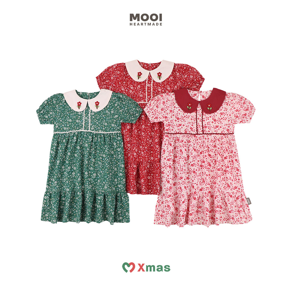 Mooi Dress Anak Perempuan Christmas Collection Averyl Dress