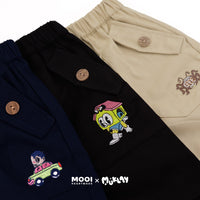 Mooi X Muklay Celana Pendek Cargo Anak Lex Short Cargo Pants Kids