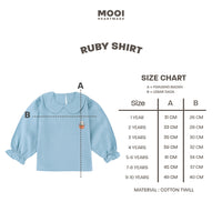 Mooi Atasan Anak Perempuan Ruby Shirt