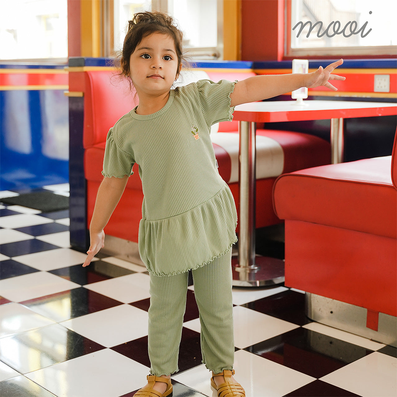 Mooi Setelan Anak Kalia Rib Set