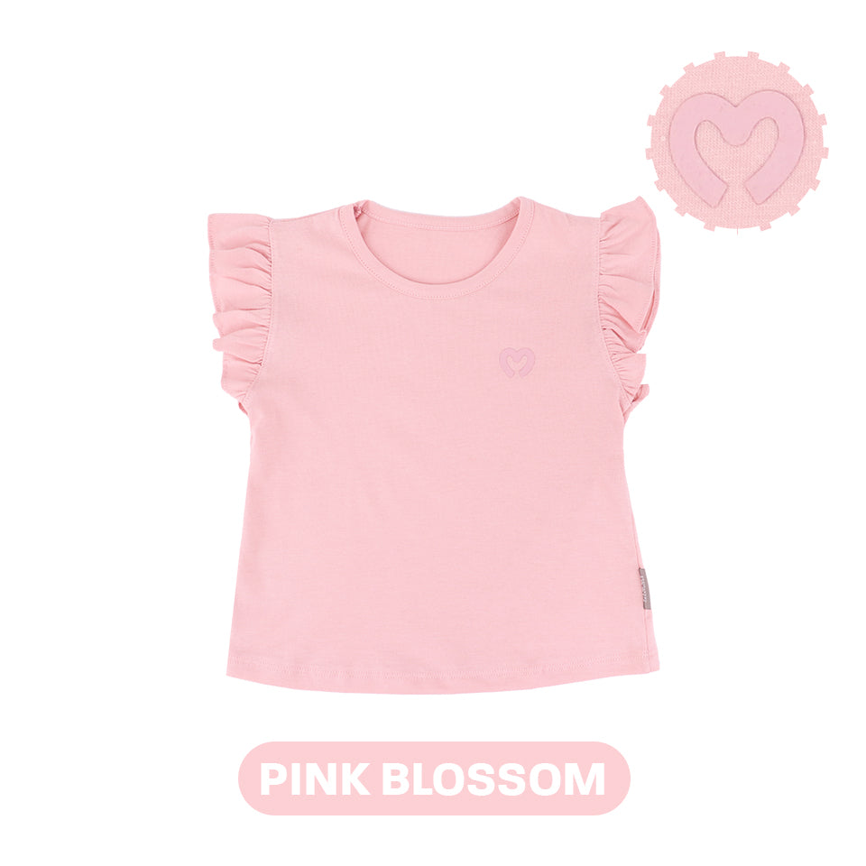 Mooi Atasan Anak Perempuan Comfy Girls Ruffle T-shirt
