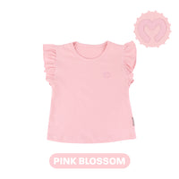 Mooi Atasan Anak Perempuan Comfy Girls Ruffle T-shirt