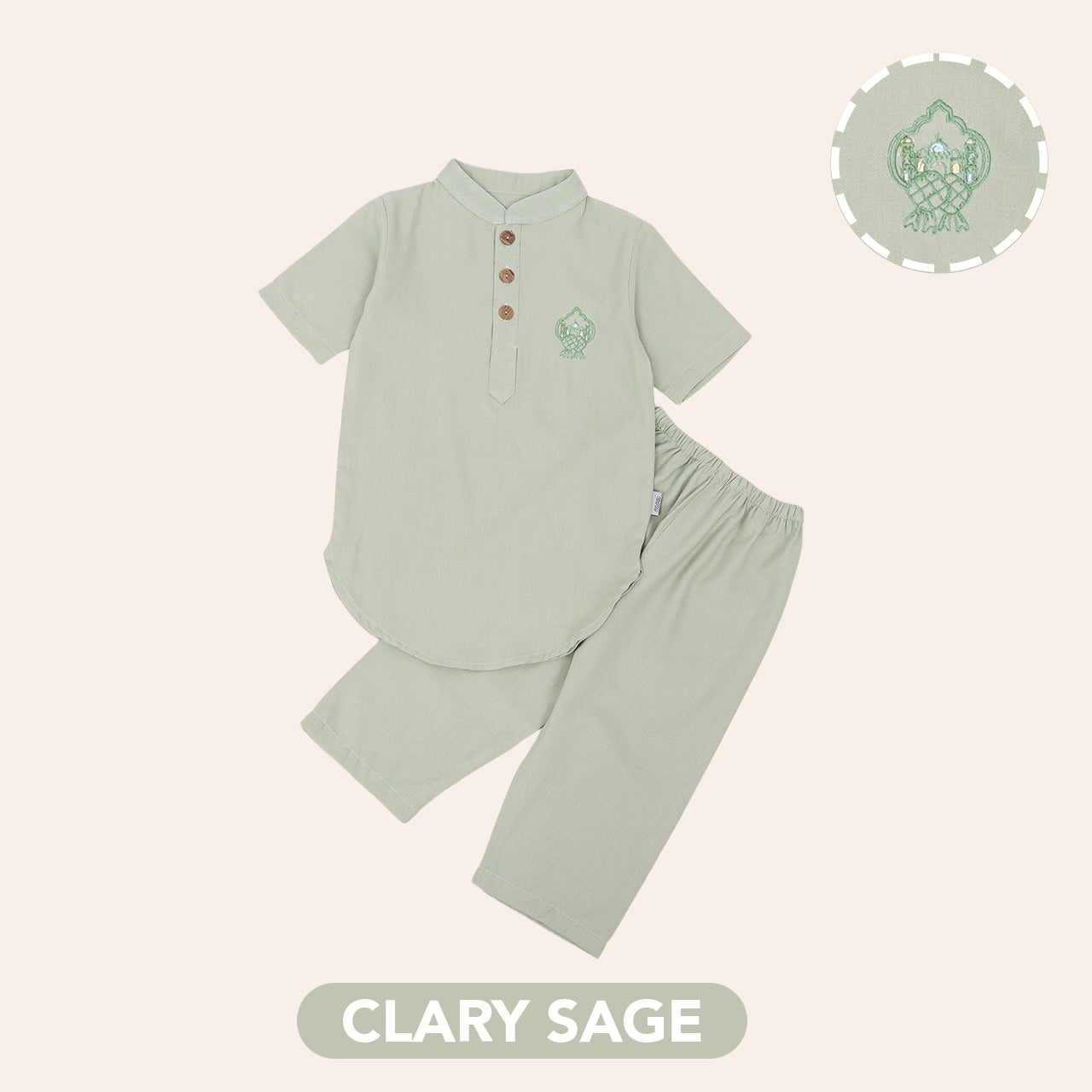 Mooi Adam Koko Set Setelan Koko Anak Raya Collection V1