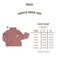 Mooi Atasan Anak Turtle Neck Top V1