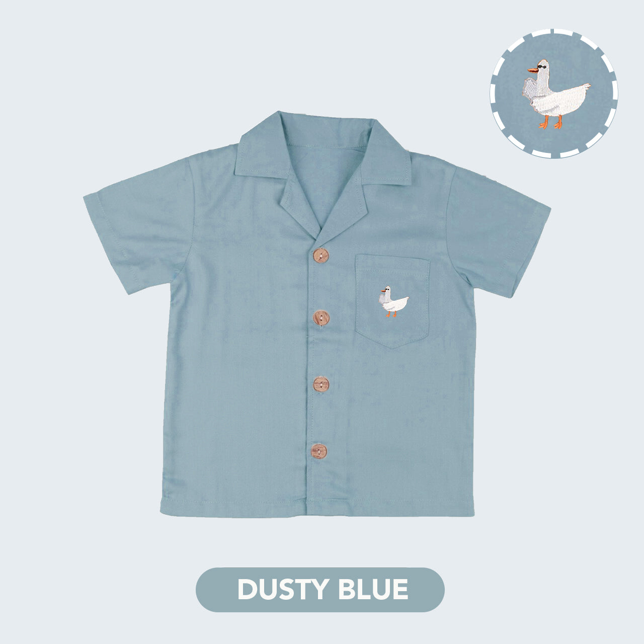 Mooi Kemeja Anak Laki-laki Arka Pocket Shirt V1