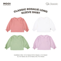 Mooi Atasan Anak Perempuan Classic Rosalie Long Sleeve Shirt