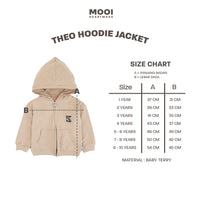 Mooi Atasan Hoodie Panjang Anak Theo Hoodie Jacket