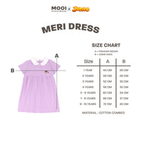 Mooi x Jumbo Dress Anak Perempuan Meri Dress