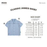 Mooi Kemeja Anak Laki-laki Classic James Shirt