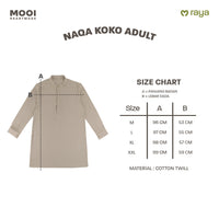 Mooi Atasan Pria Kemeja Pria Raya Collection Naqa Koko