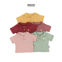 Mooi Atasan Anak Perempuan Laura Rib Top