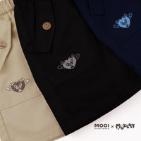 Mooi X Muklay Celana Pendek Cargo Anak Lex Short Cargo Pants Kids