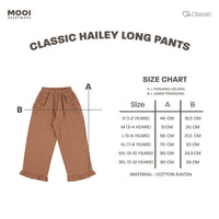 Mooi Celana Panjang Anak Perempuan Classic Hailey Long Pants