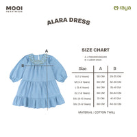 Mooi Dress Anak Gamis Anak Perempuan Raya Collection Alara Dress