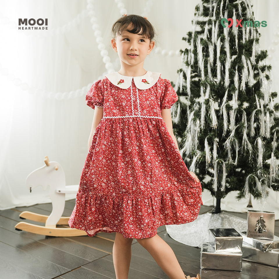 Mooi Dress Anak Perempuan Christmas Collection Averyl Dress